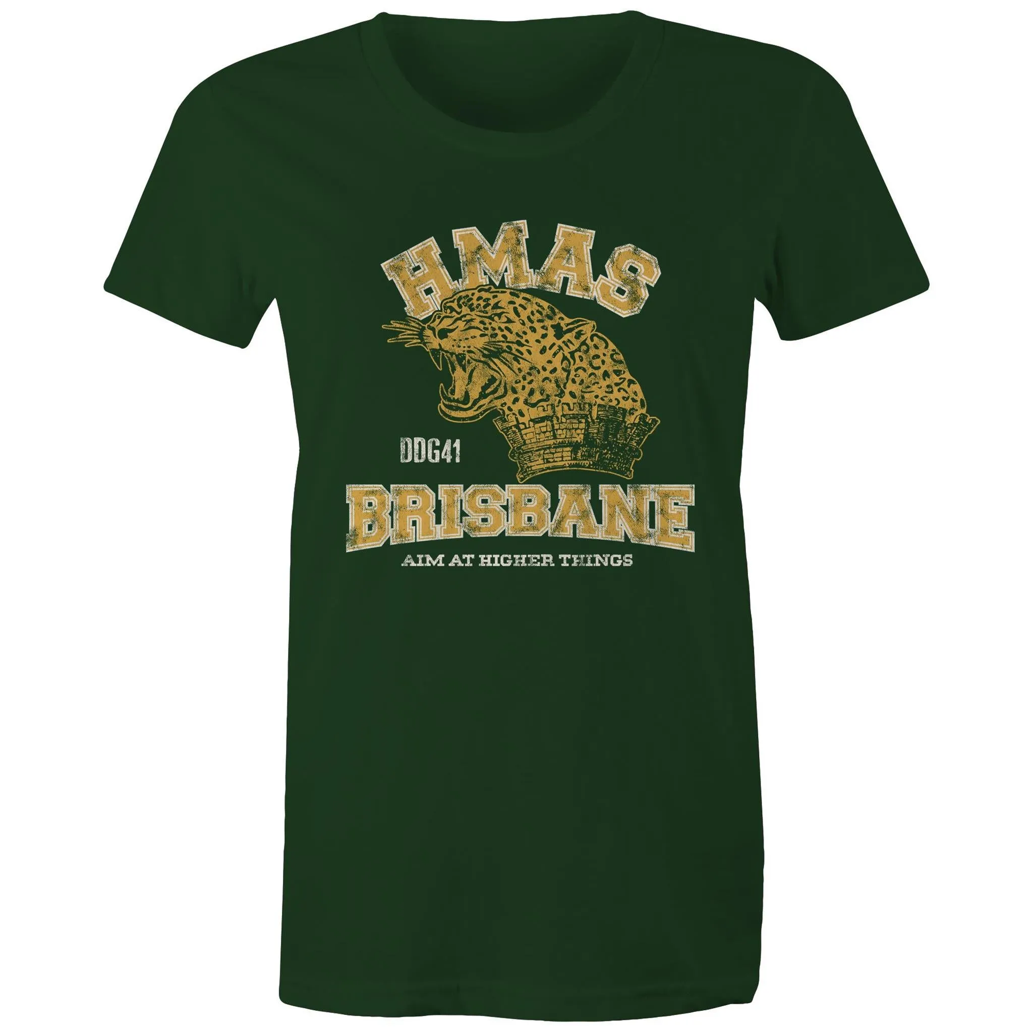HMAS Brisbane (III) DDG41 Women's T-shirt colour (Style Alpha)