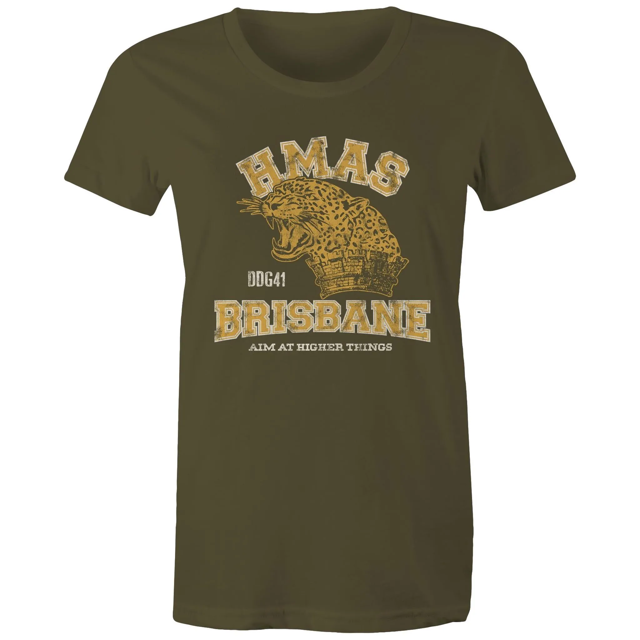 HMAS Brisbane (III) DDG41 Women's T-shirt colour (Style Alpha)
