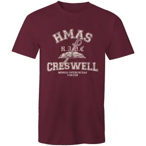 HMAS Creswell Men's T-shirt white (Style Alpha)
