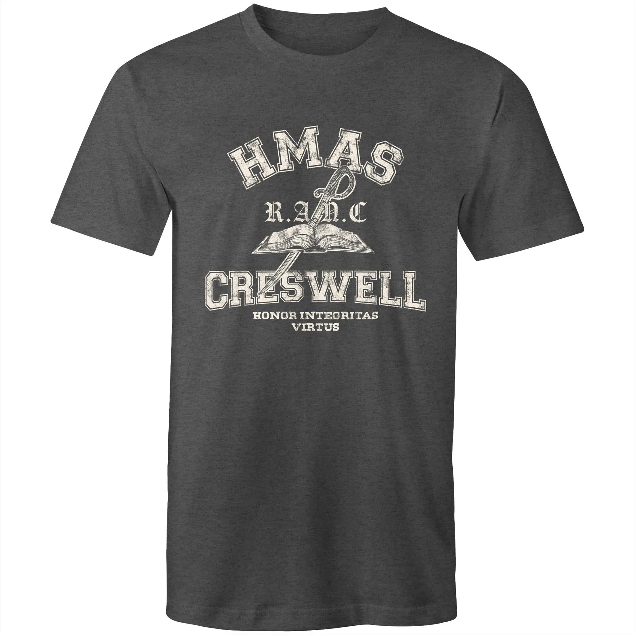 HMAS Creswell Men's T-shirt white (Style Alpha)