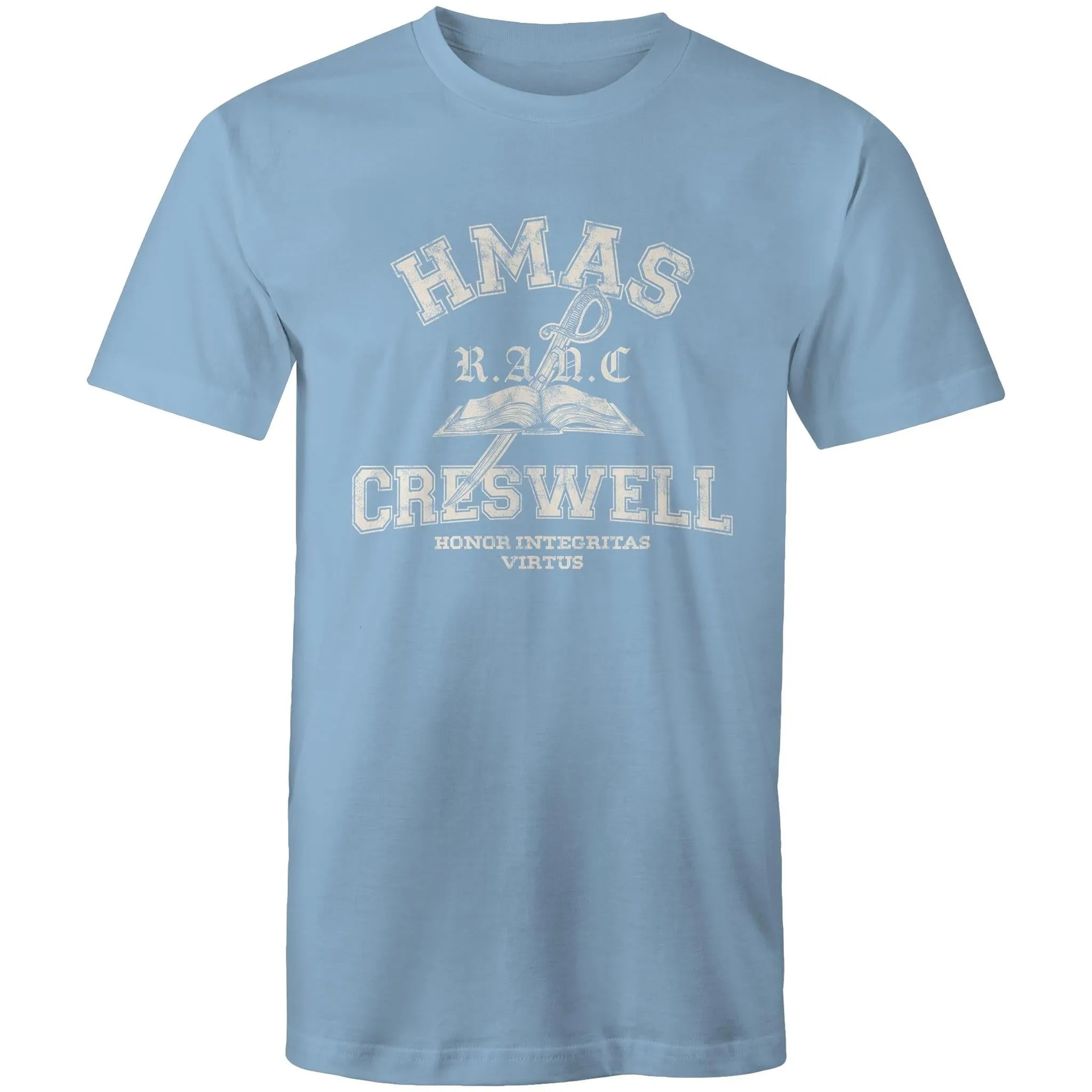 HMAS Creswell Men's T-shirt white (Style Alpha)