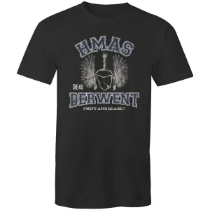 HMAS Derwent DE49 Men's T-shirt blue (Style Alpha)