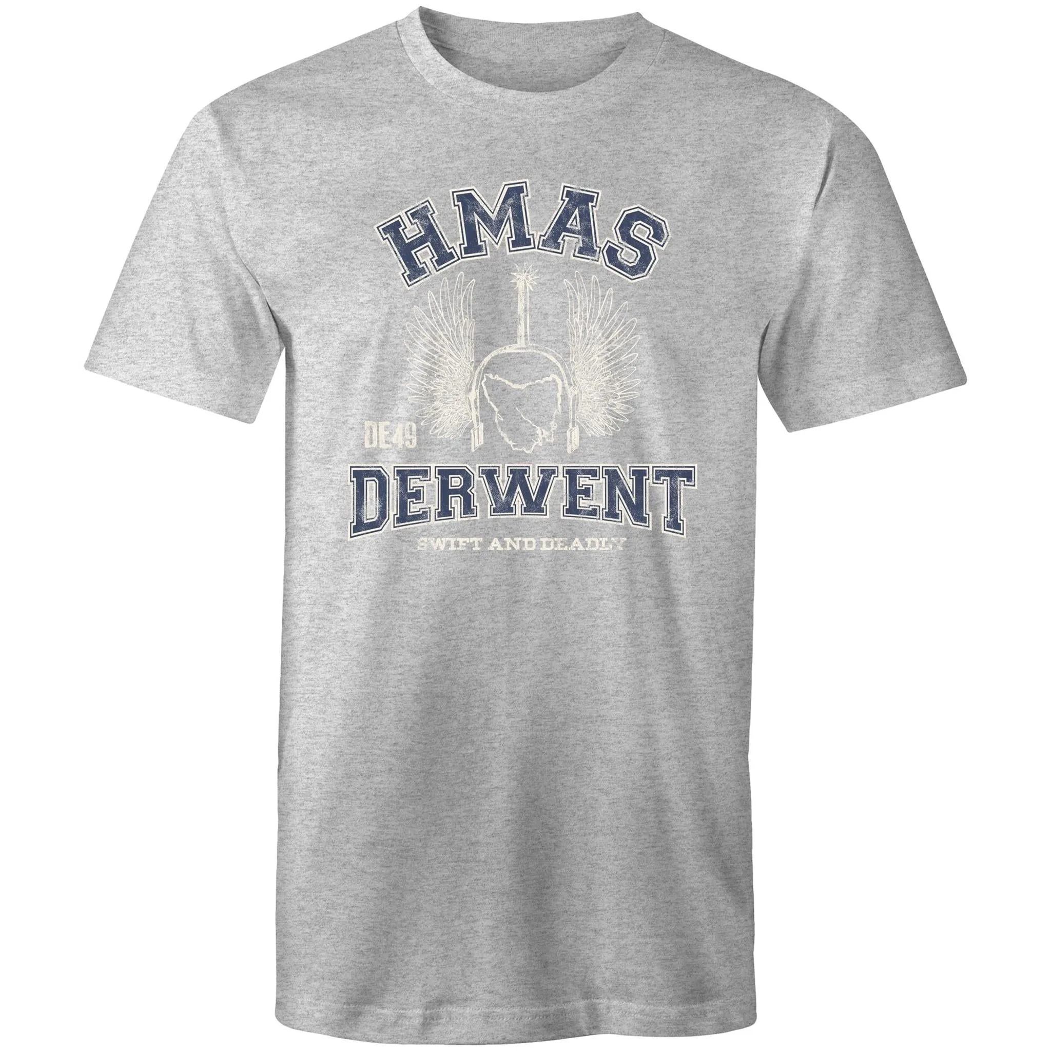 HMAS Derwent DE49 Men's T-shirt blue (Style Alpha)