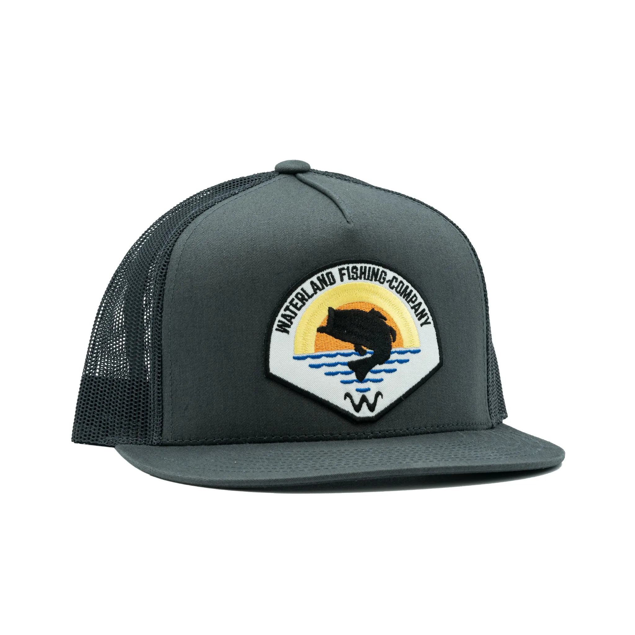 Hooked Sunset - Flatbill - Charcoal/Black