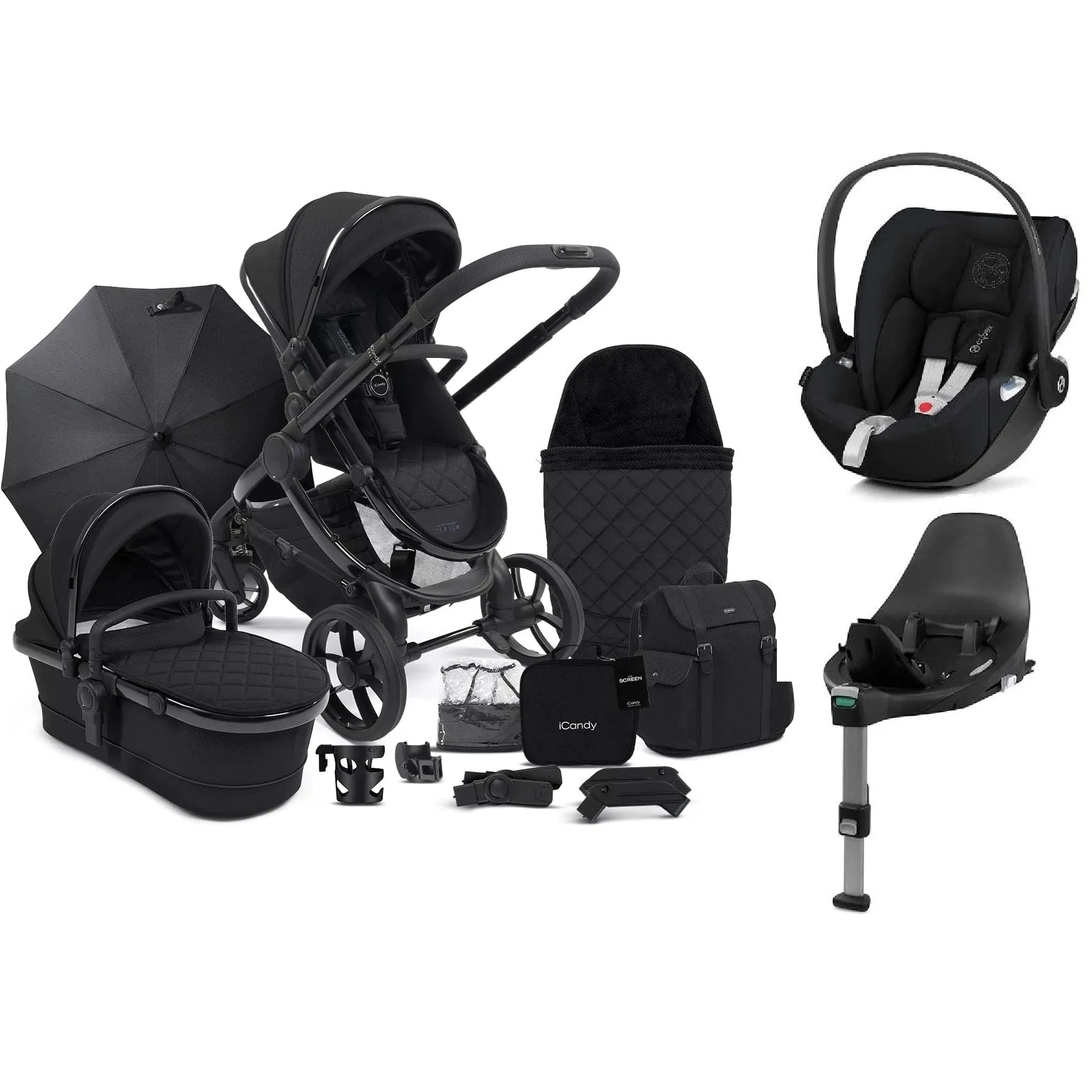 iCandy Peach 7 Designer Collection Cloud T & Base T Travel System - Cerium