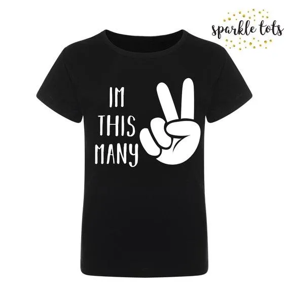 Im this many 2nd birthday shirt