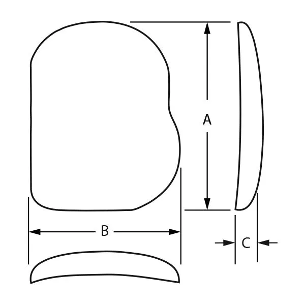 Implantech PowerFlex™ Pectoral Implant - Novack Style 2 (Textured)