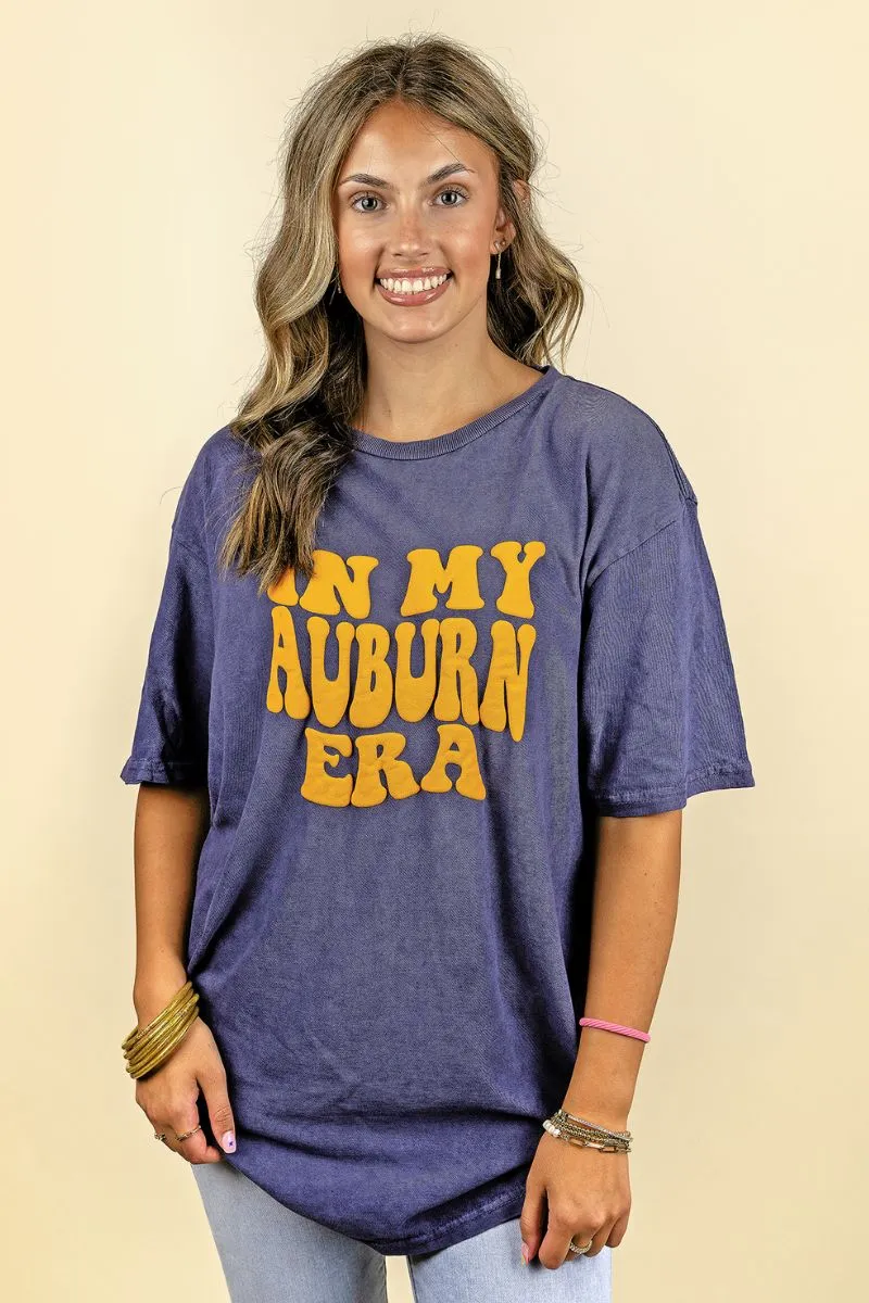 In My Auburn Era Puff Vinyl Vintage T-Shirt