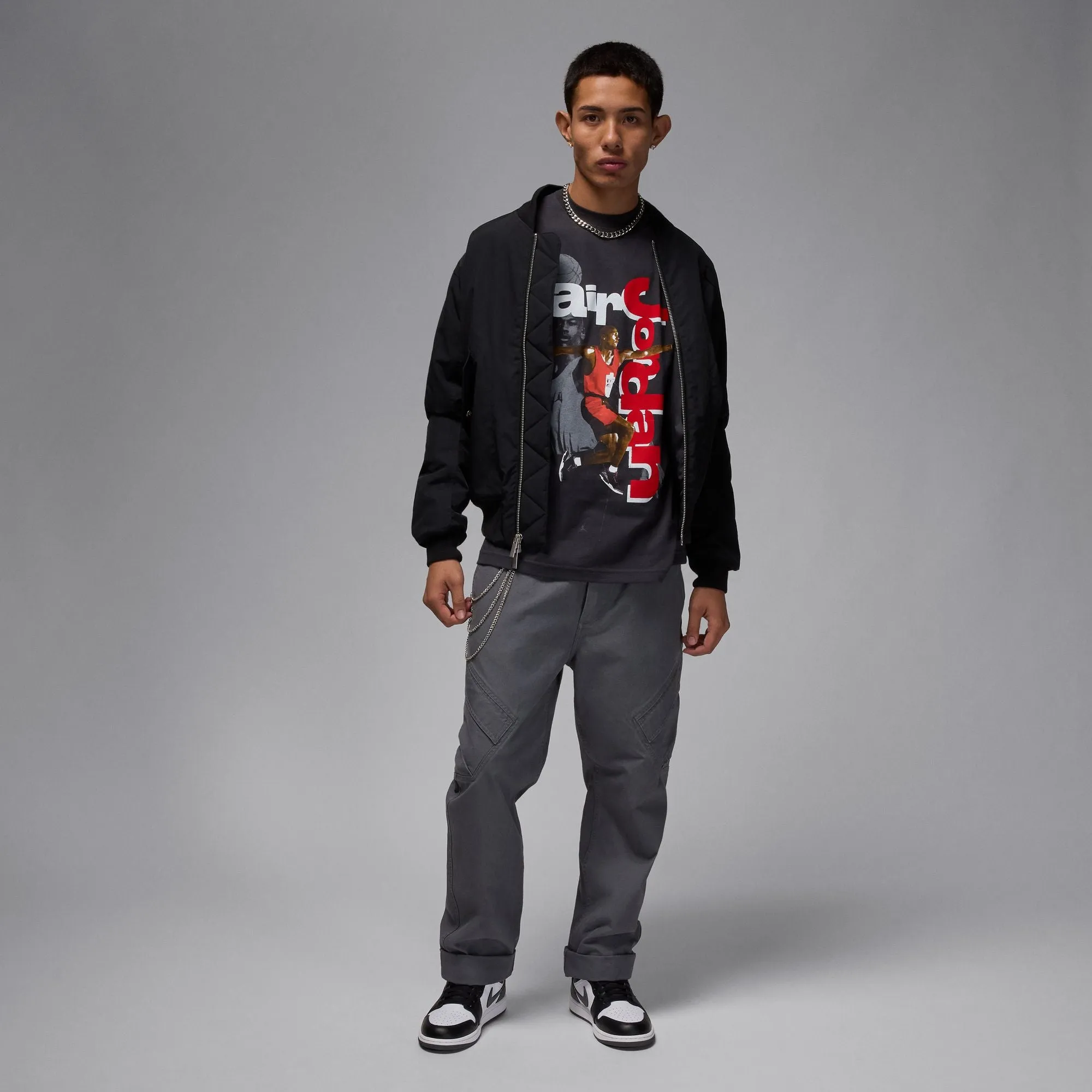 Jordan 1985 SS Crew T-Shirt 'Off Noir'