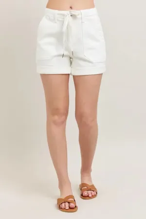 Judy Blue Full Size High Waist Cuff Denim Shorts Plus Size
