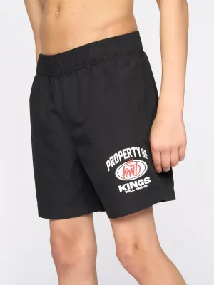 Kids Prop Swim Shorts Black