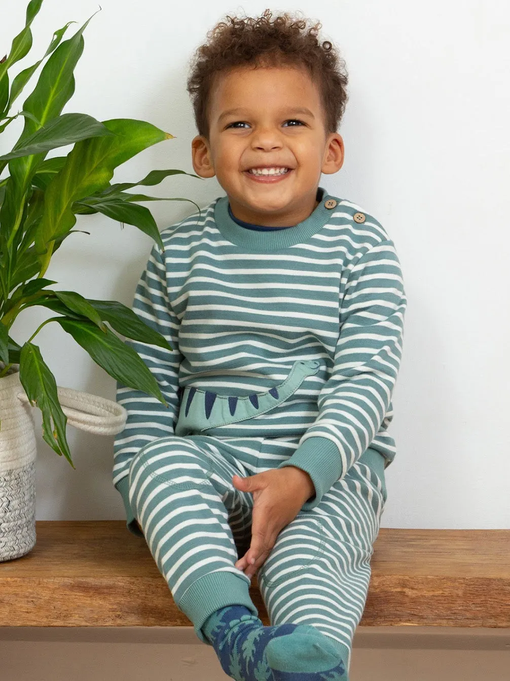 Kite Infant Stripe Joggers 9767-Ybj Spruce