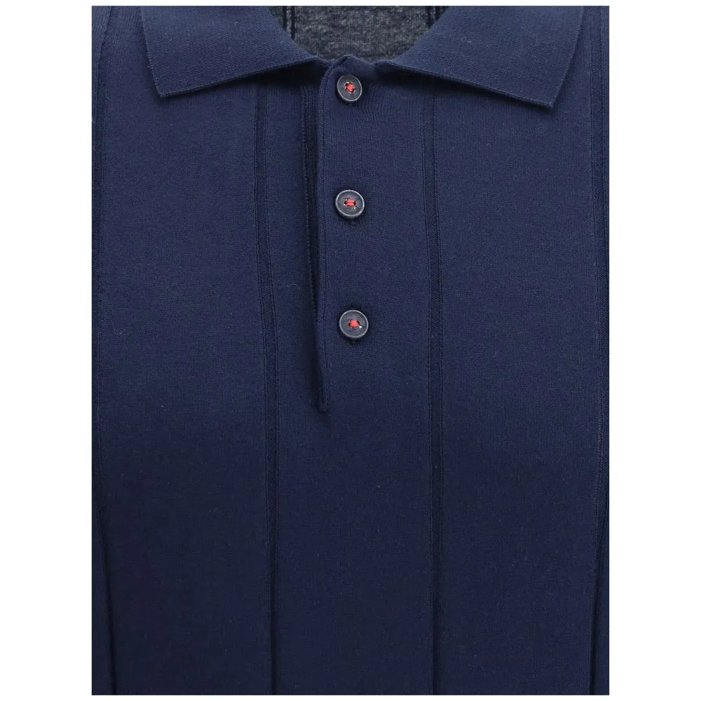 Kiton Ribbed Polo Shirt
