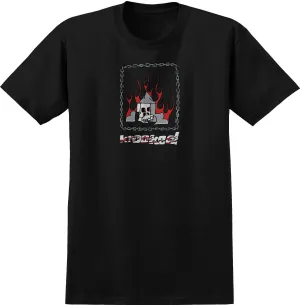 KROOKED Chain Frame Tee Black