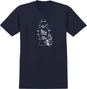 KROOKED Mace Tee Navy/White