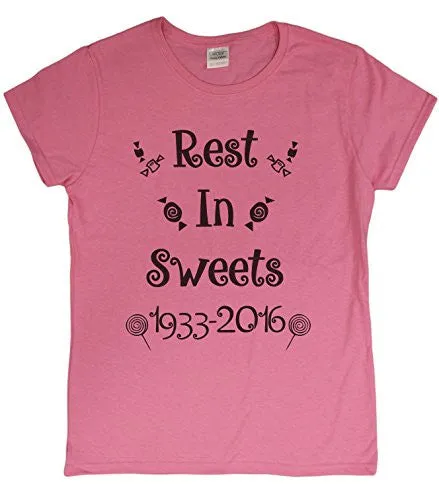 Ladies Gene Wilder Tribute "Rest In Sweets" T-Shirt