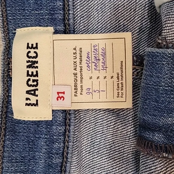 L'Agence Audrey Mid Rise Short size 31 Jean shorts. NWT MSRP $230