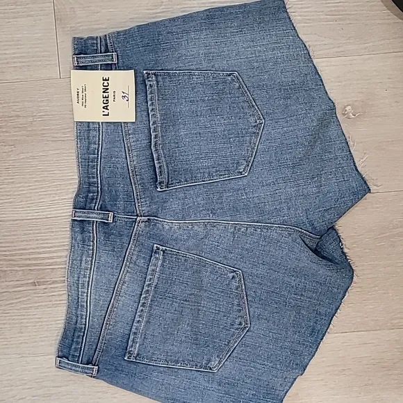 L'Agence Audrey Mid Rise Short size 31 Jean shorts. NWT MSRP $230