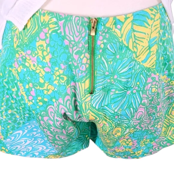 Lilly Pulitzer Deenie 5&quot; Shorts Sun Dance Print Multicolored Abstract Print