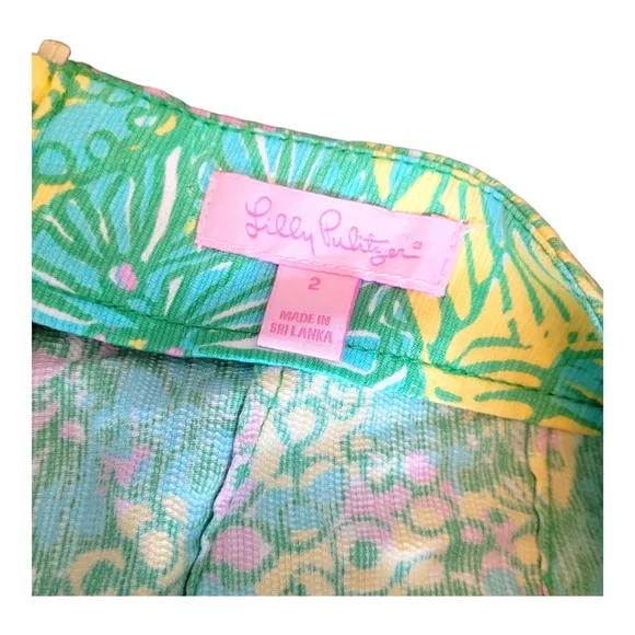 Lilly Pulitzer Deenie 5&quot; Shorts Sun Dance Print Multicolored Abstract Print