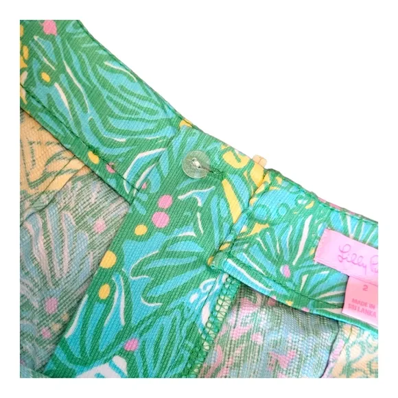 Lilly Pulitzer Deenie 5&quot; Shorts Sun Dance Print Multicolored Abstract Print