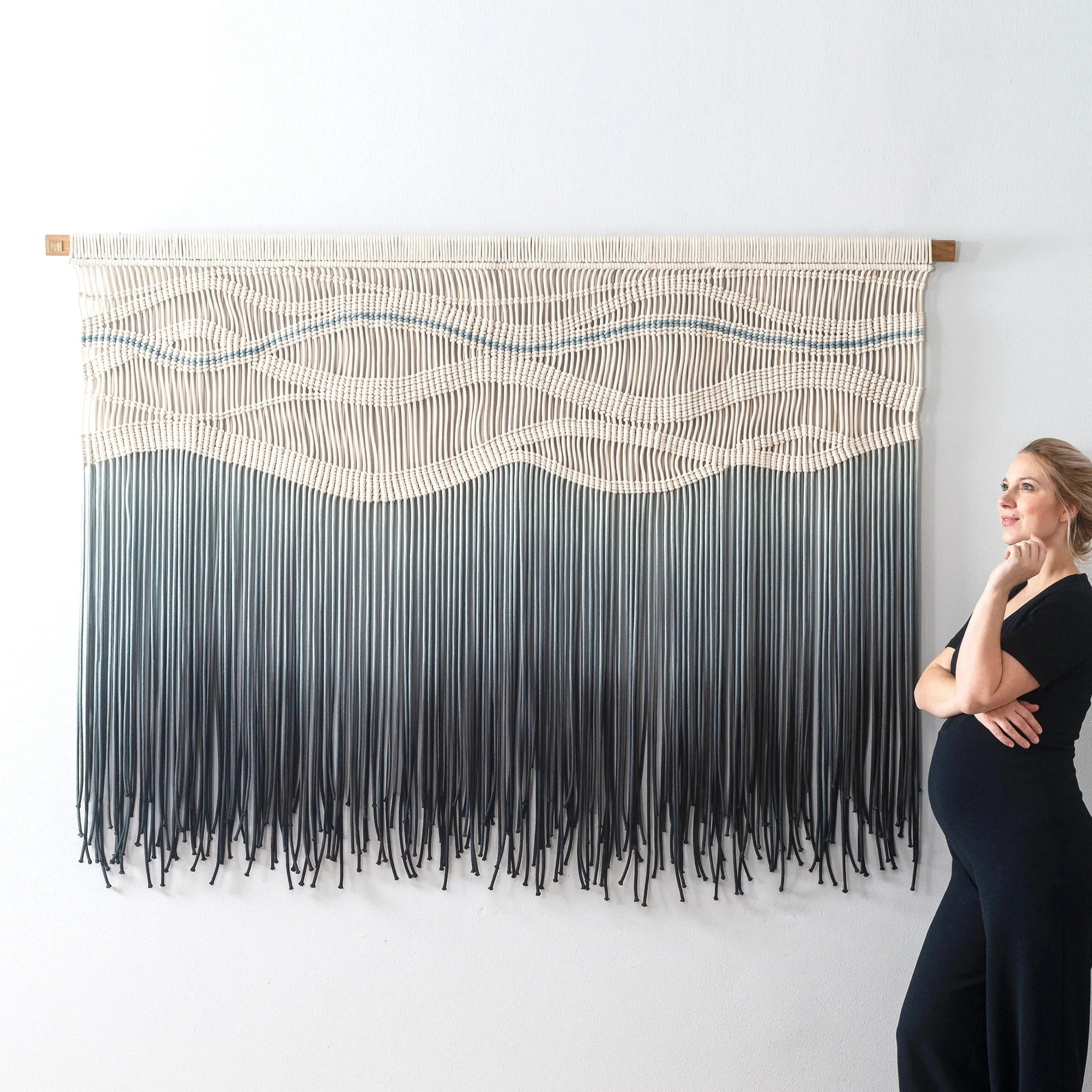 Lola Black Wall Hanging Macrame