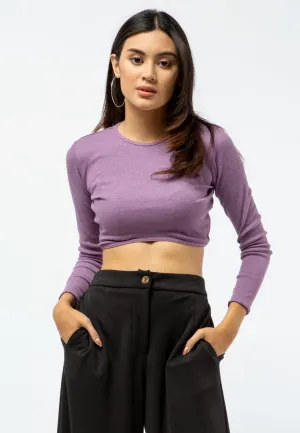 Long Sleeve Crop Top