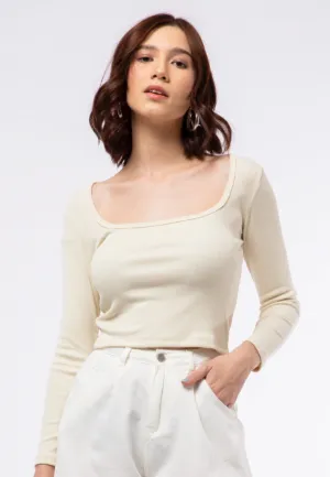 Long Sleeve Rib Top