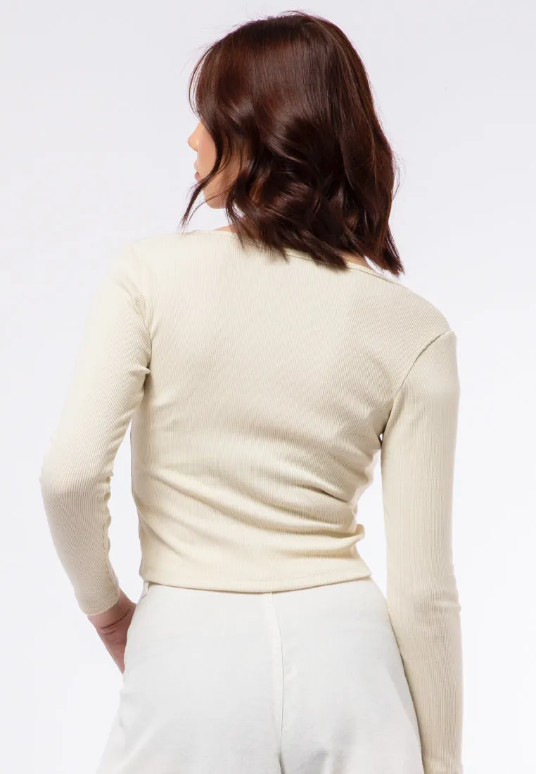 Long Sleeve Rib Top