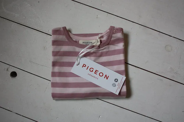 Long Sleeve T-Shirt | Pink Breton Stripe