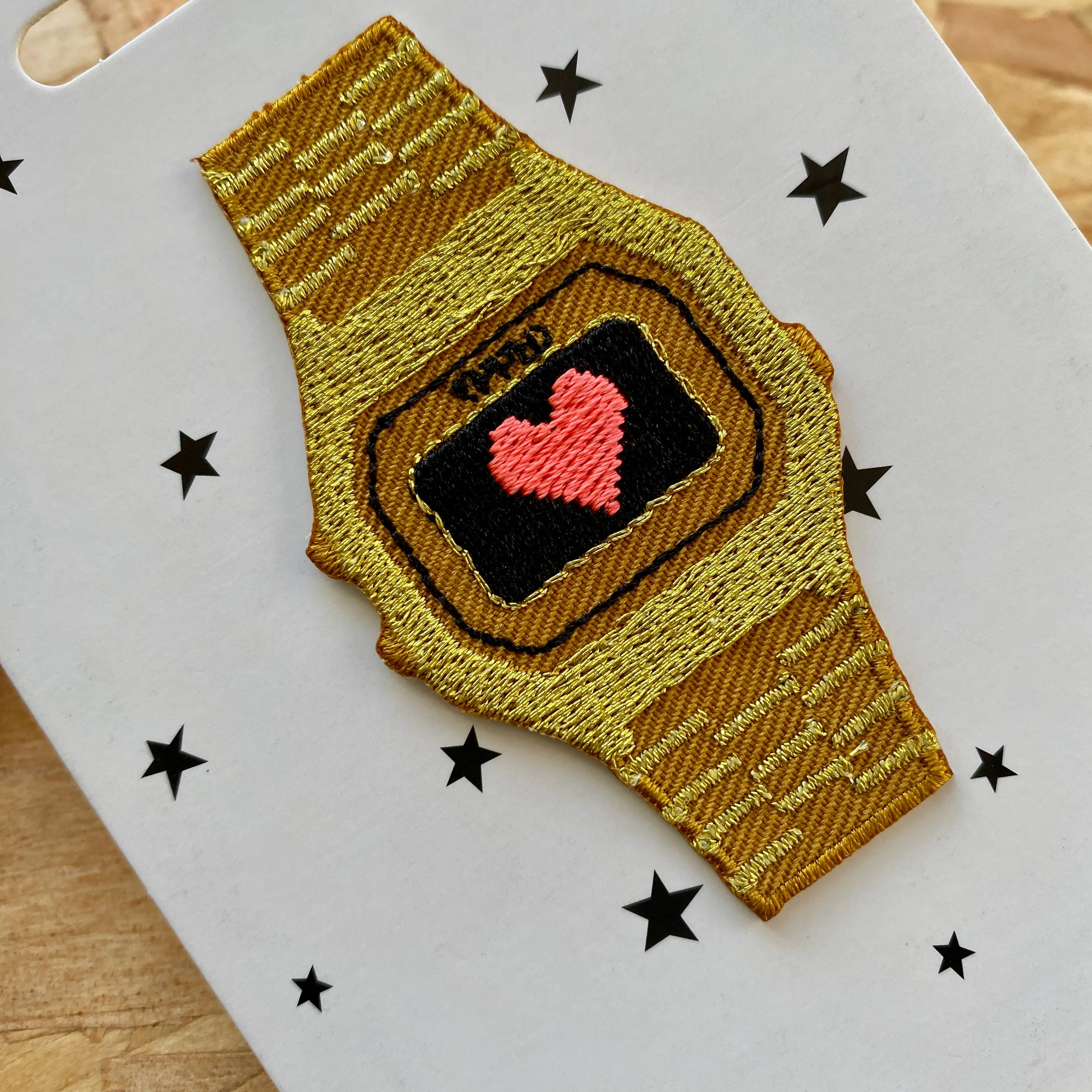 Love Watch Iron on Patch