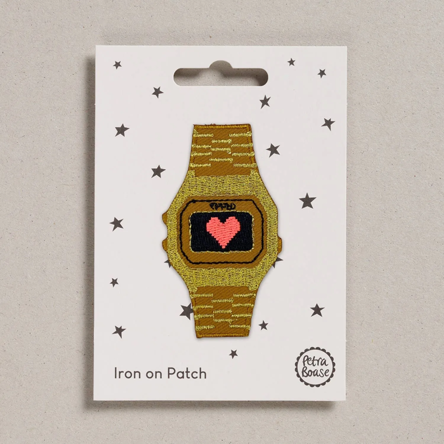 Love Watch Iron on Patch