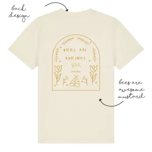 LoveBee T-Shirts | Bees are Awesome | Natural Raw