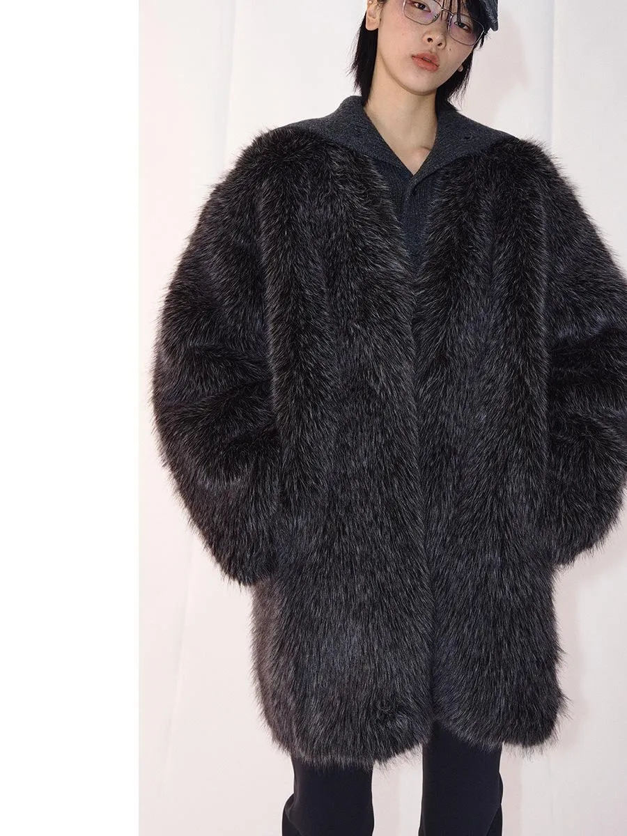 Luxurious Faux Fur Coat