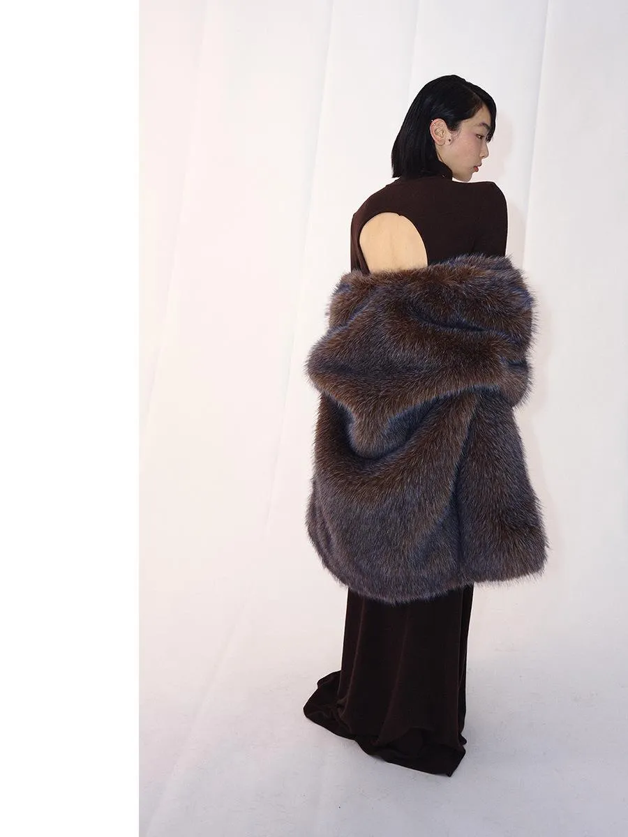 Luxurious Faux Fur Coat