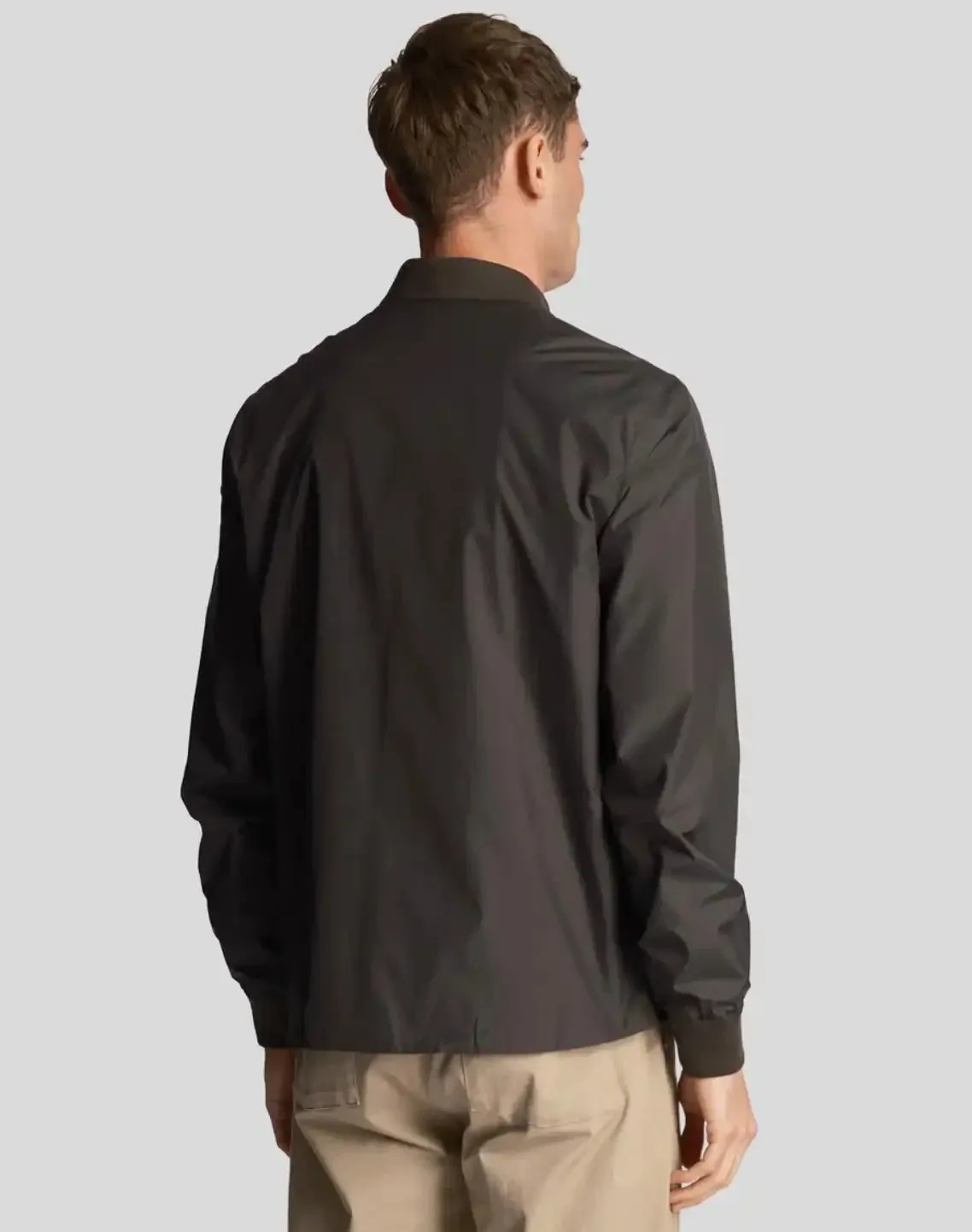 Lyle & Scott Men's Bomber Jacket Gunmetal
