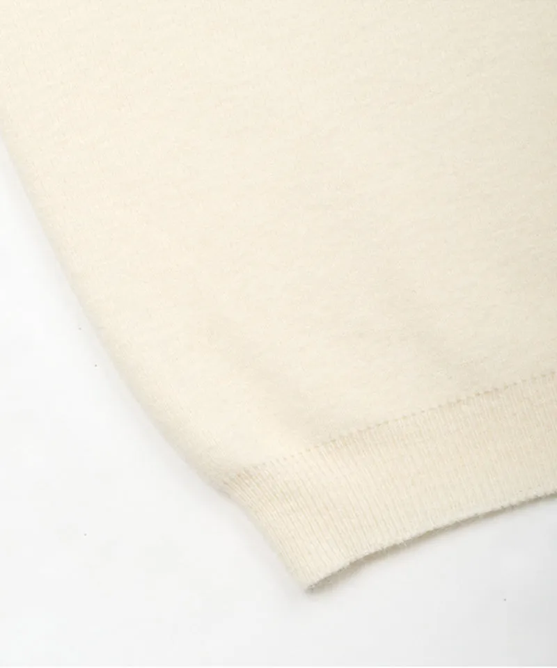 MACKY Golf: Logo Short-Sleeved Knit T-Shirt - Ivory