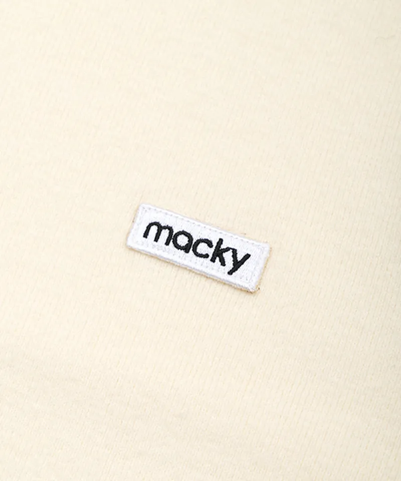 MACKY Golf: Logo Short-Sleeved Knit T-Shirt - Ivory