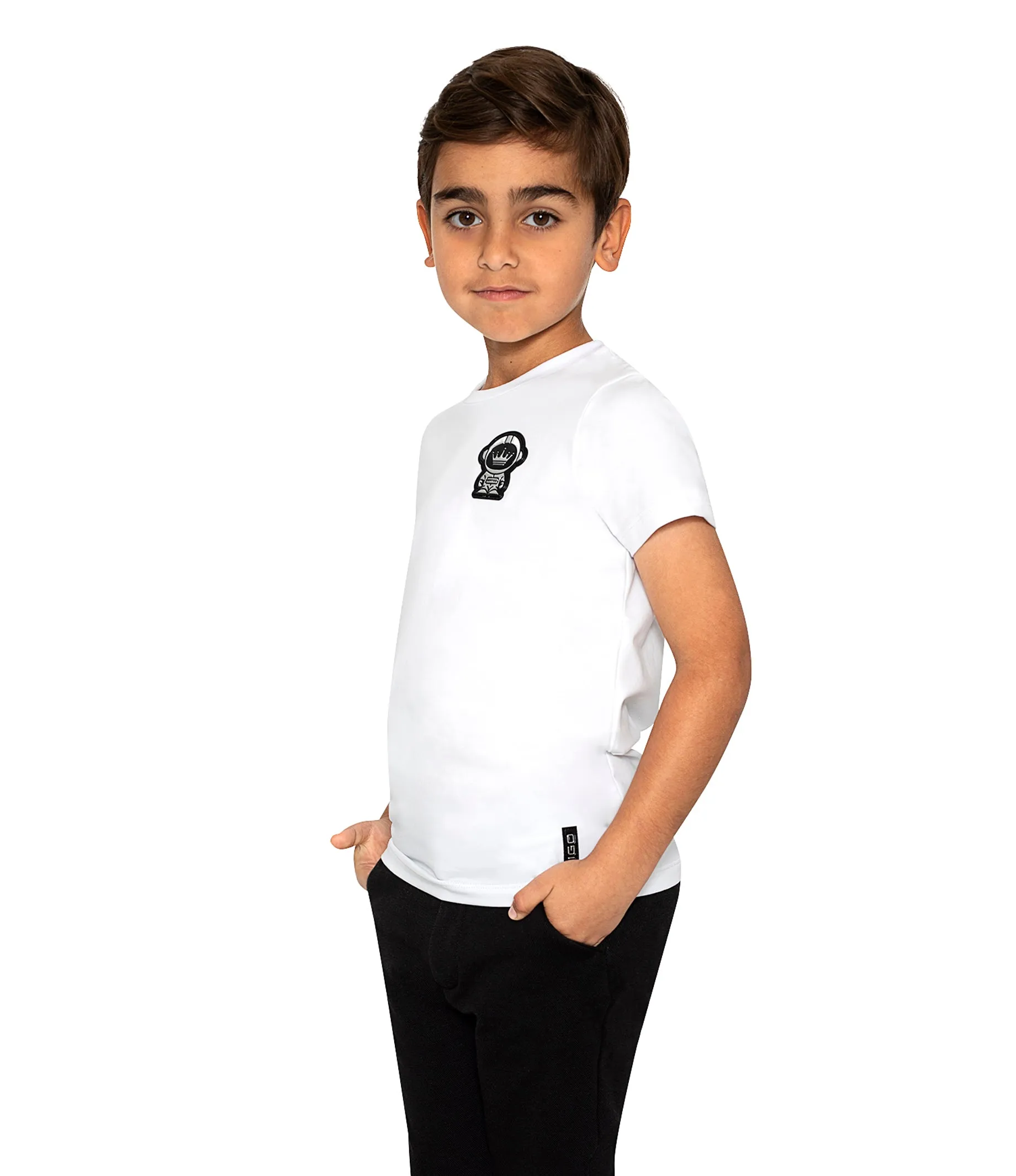 MAJOR TOM ASTRONAUT WHITE T-SHIRT KIDS