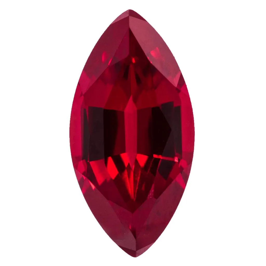 Marquise FAB Lab-Grown Ruby Gems