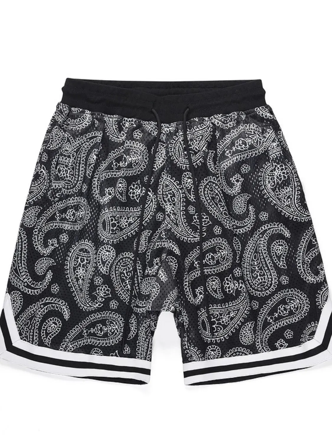 Men's Drawstring Printed Shorts