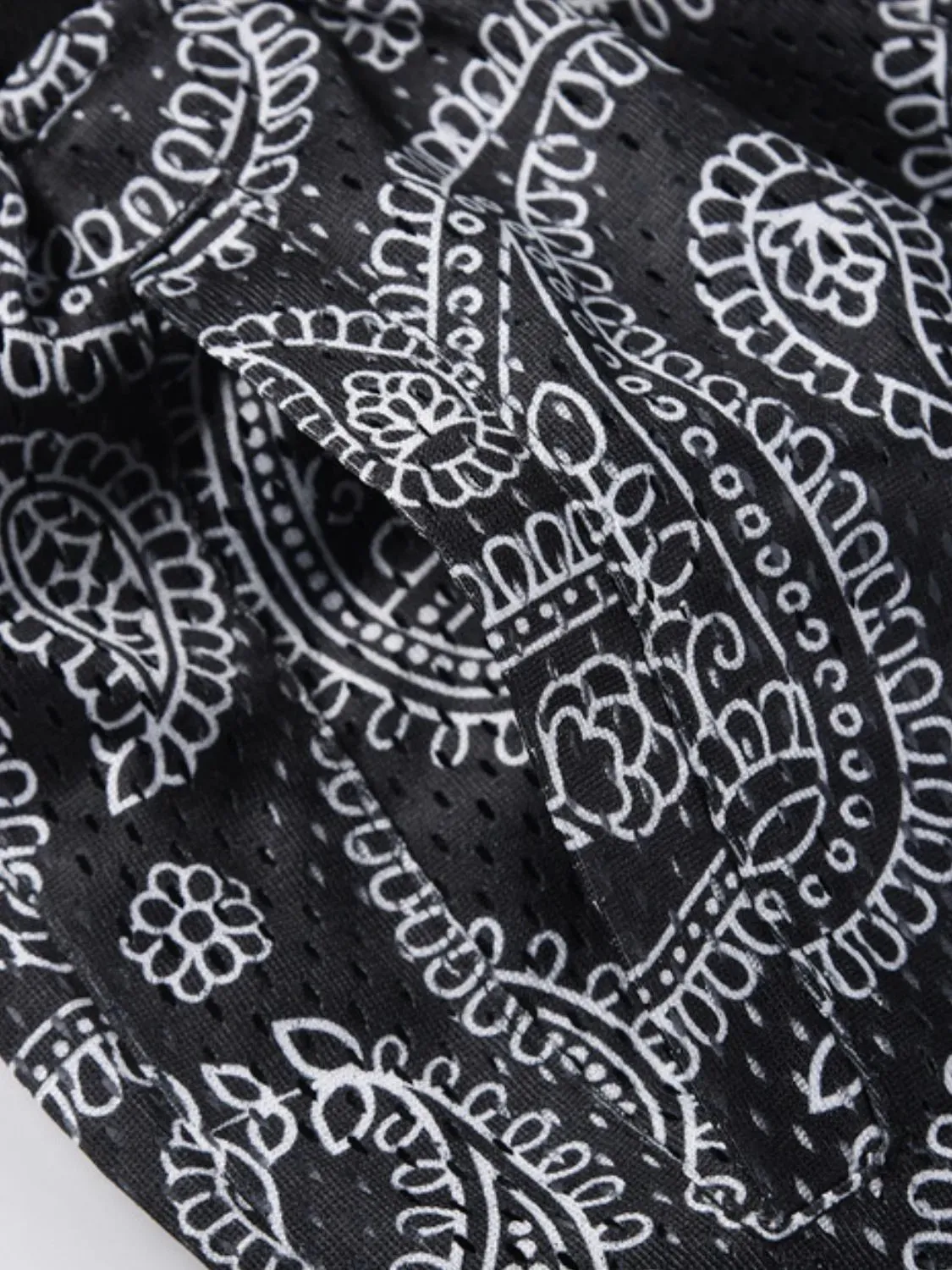 Men's Drawstring Printed Shorts