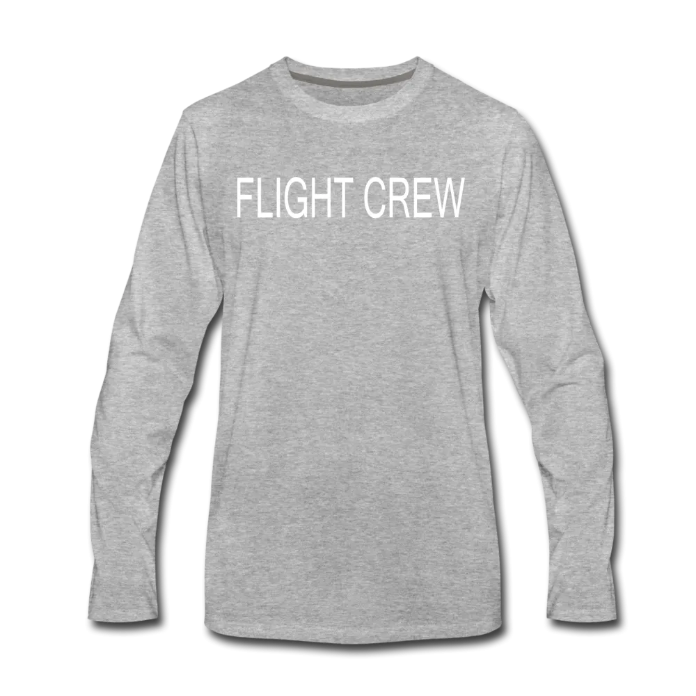Men's Flight Crew Long Sleeve T-Shirt (More Colors)