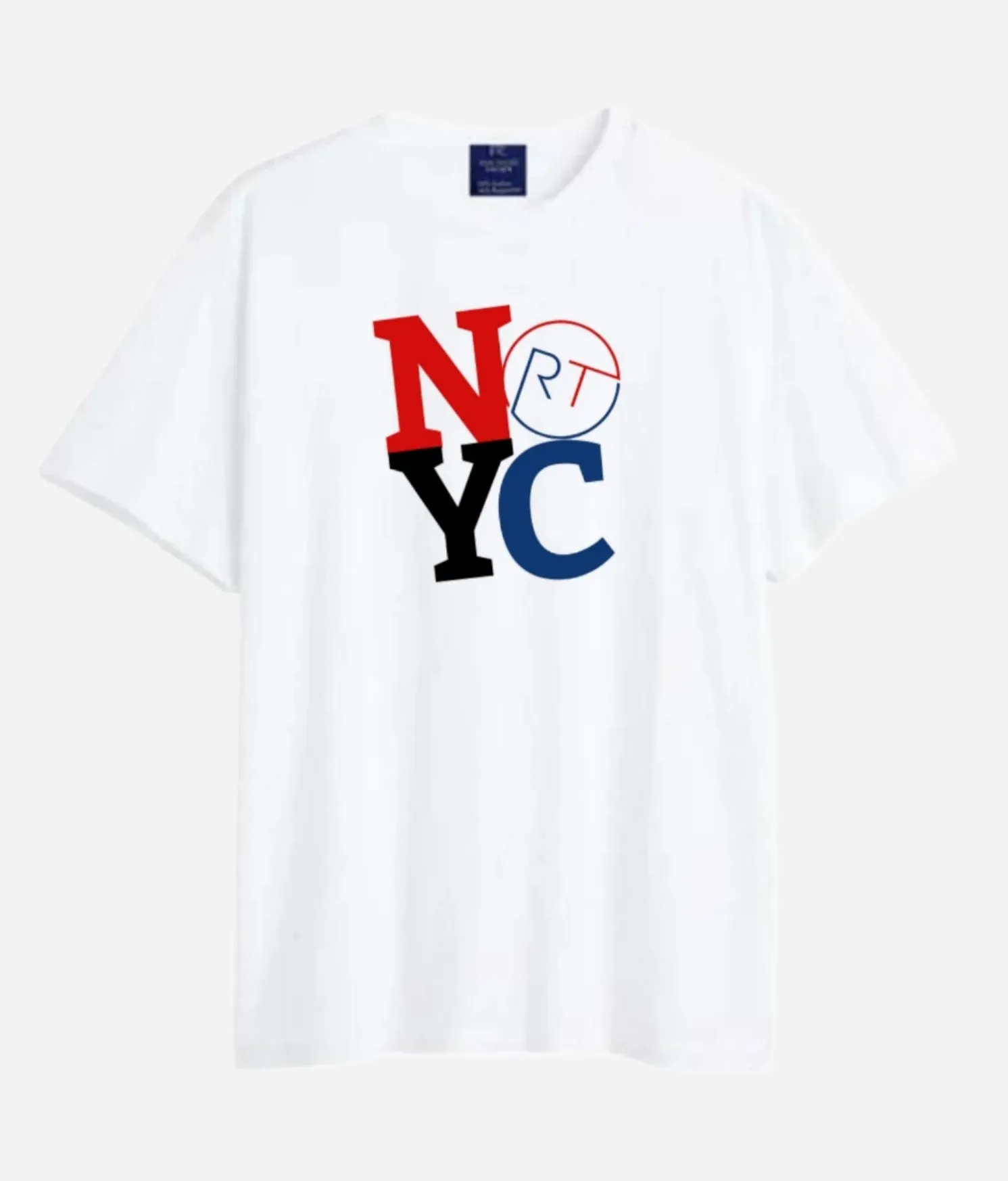 Men's T-Shirt N.Y.C Print Summer Shirt