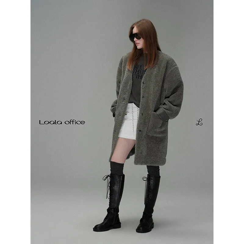 Meteorite Gray Oversized Coat