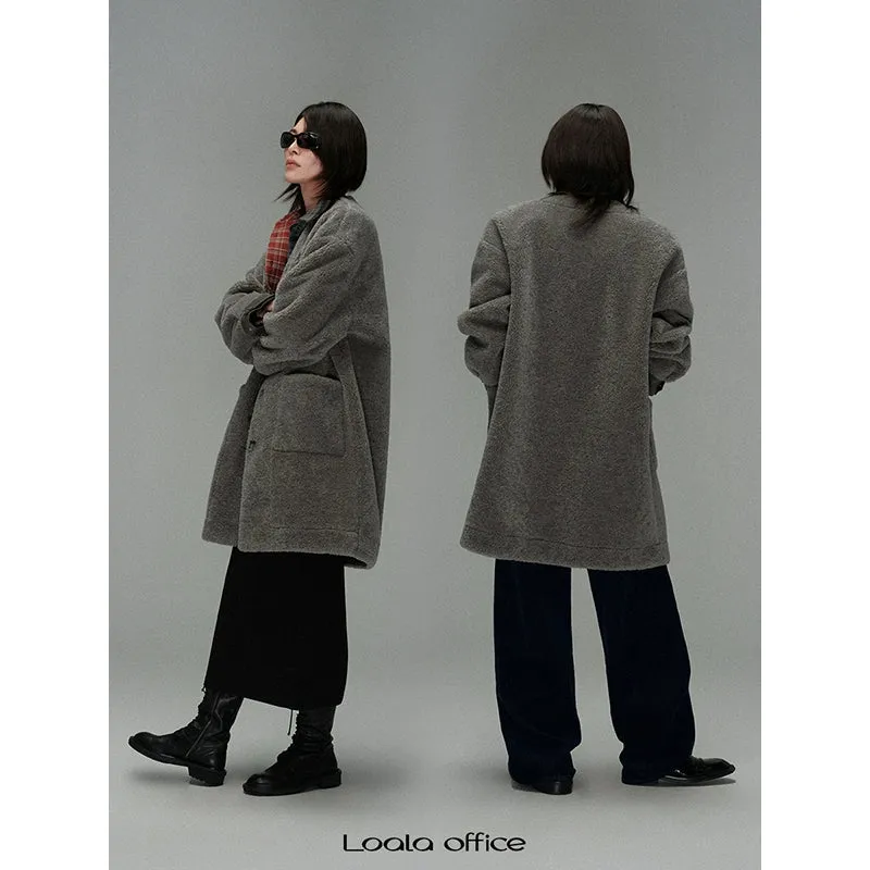Meteorite Gray Oversized Coat