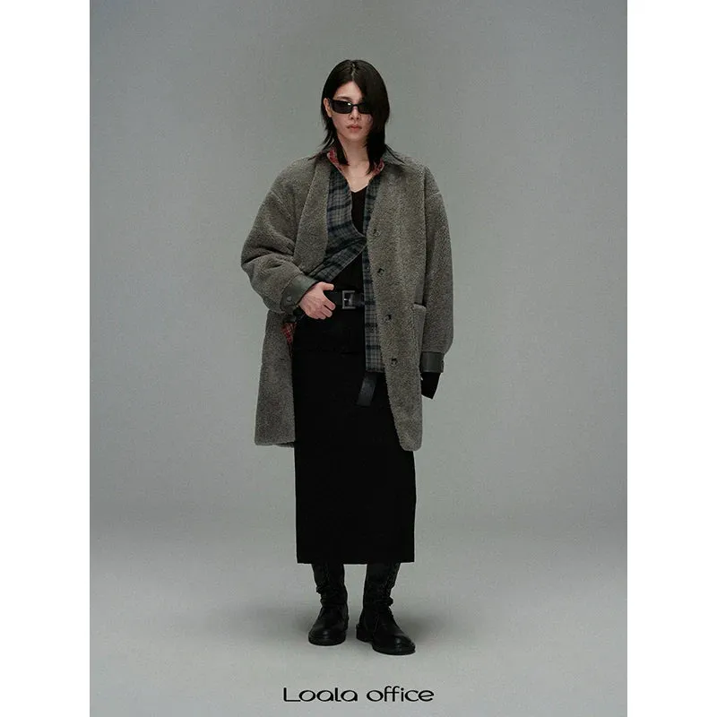 Meteorite Gray Oversized Coat
