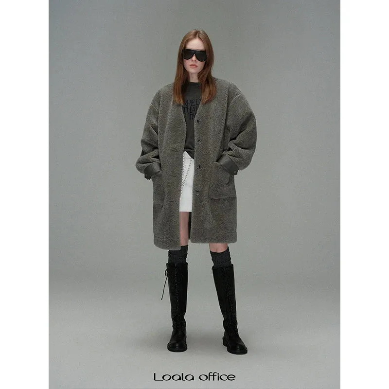 Meteorite Gray Oversized Coat