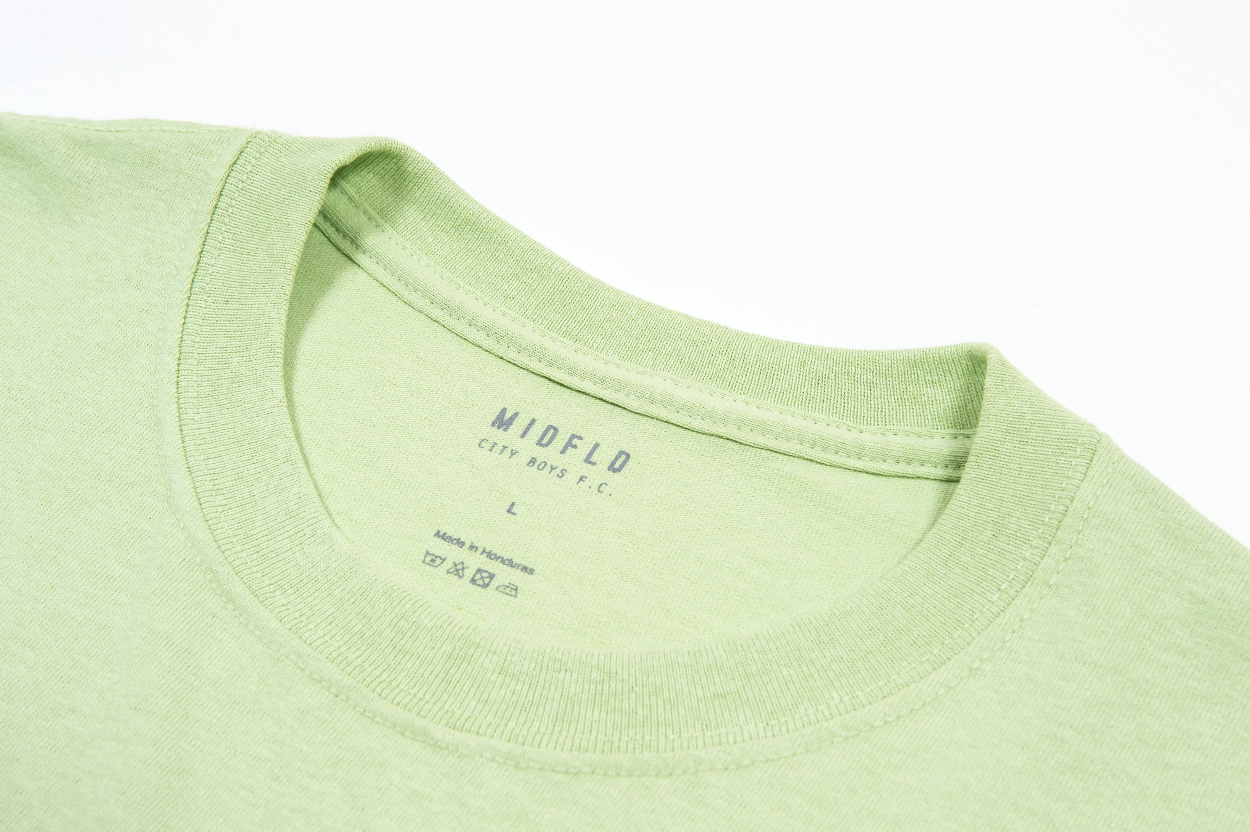 MIDFLD x CITY BOYS Captain Tee - Pistachio