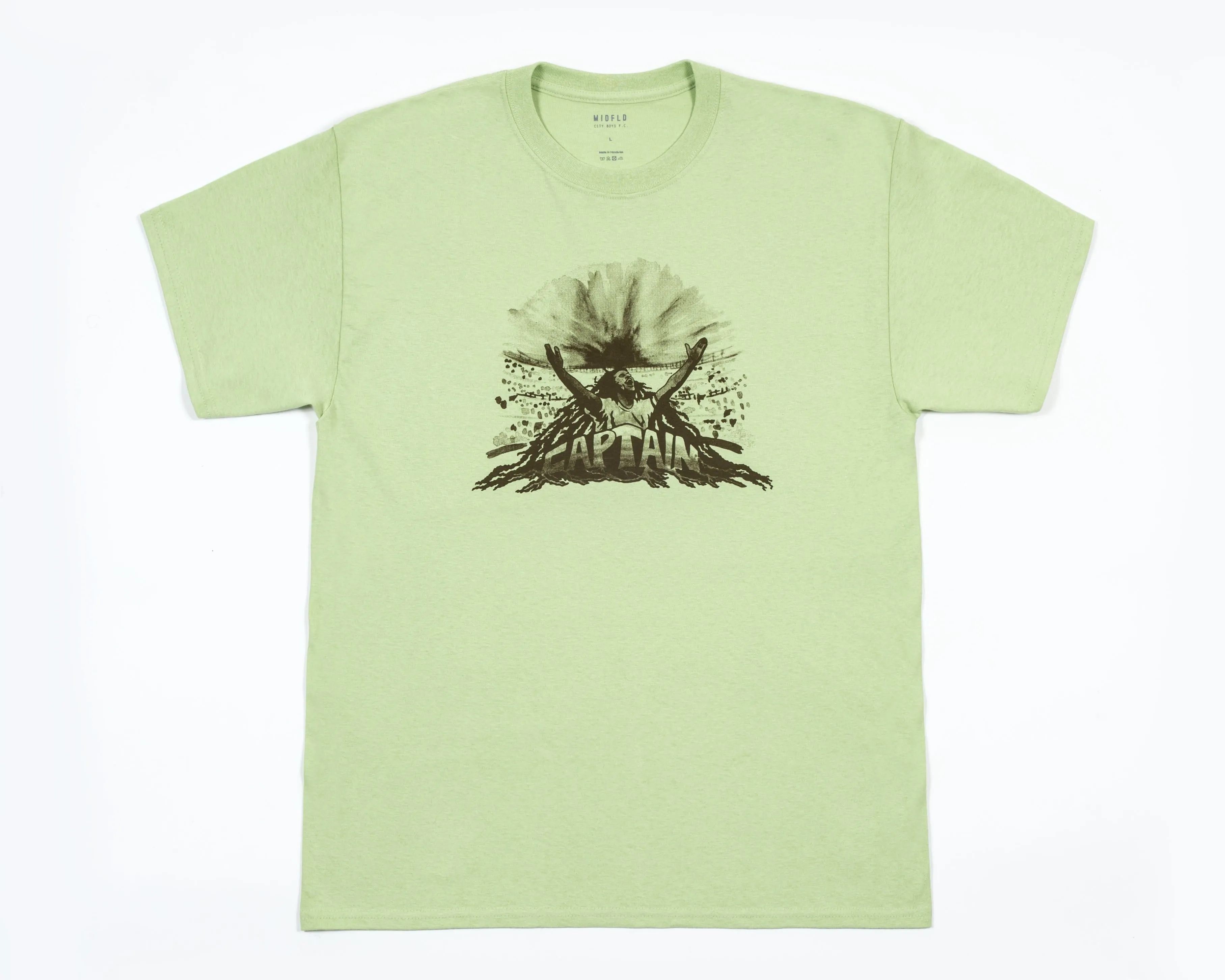 MIDFLD x CITY BOYS Captain Tee - Pistachio